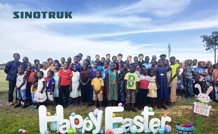 Sinotruk Held Easter Charity Activity in Africa